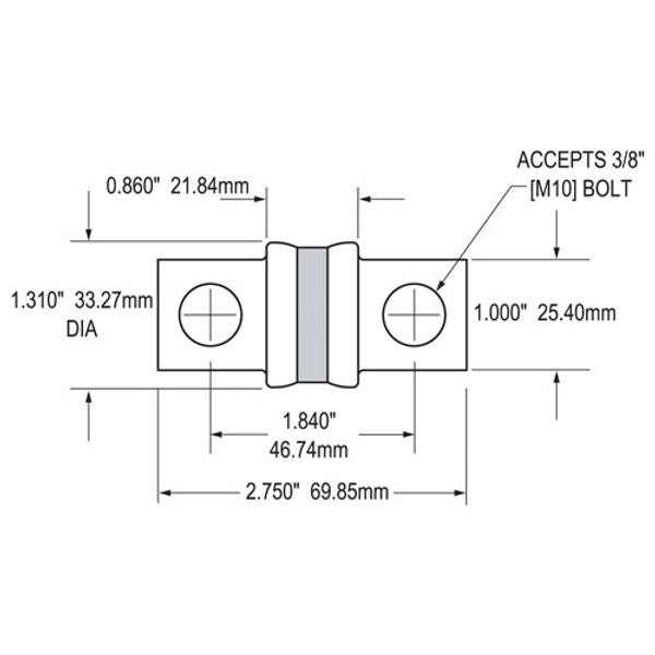 Blue Sea Fuse A3T (Class T) 300 Amp - PROTEUS MARINE STORE