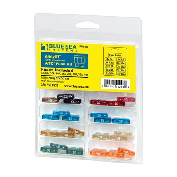 Blue Sea Fuse ATC Easy ID 31 Piece Kit - PROTEUS MARINE STORE