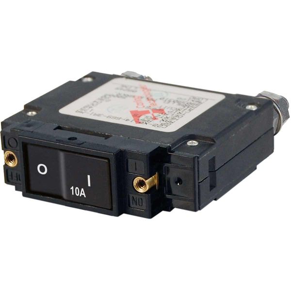 Blue Sea C Series Flat Rocker Circuit Breaker (10A / Single Pole) - PROTEUS MARINE STORE