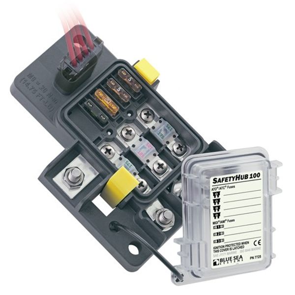 Blue Sea Safetyhub 100 Fuse Block - PROTEUS MARINE STORE