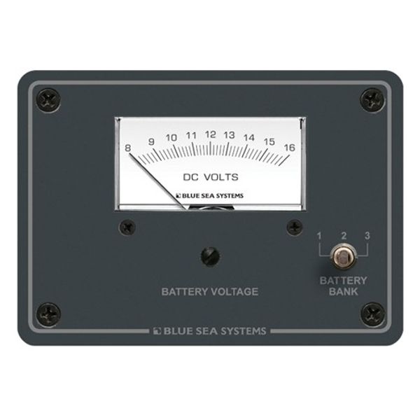 Blue Sea Volt Test Panel 3 Bank 12V DC - PROTEUS MARINE STORE