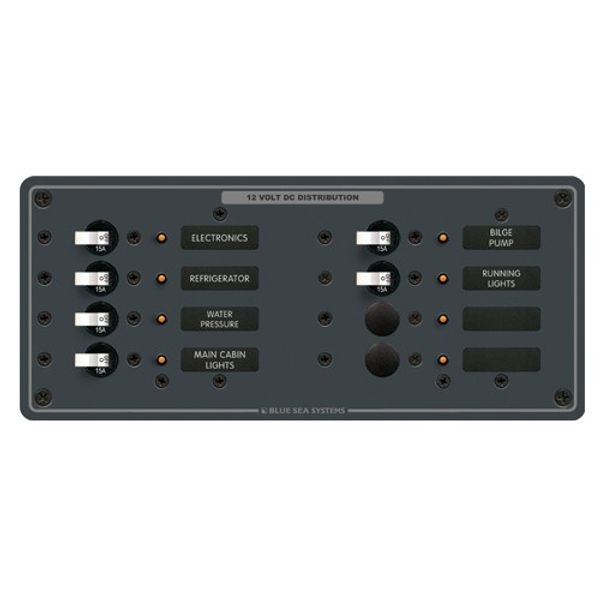 Blue Sea Panel DC 8 Horizontal Circuit Breaker - PROTEUS MARINE STORE