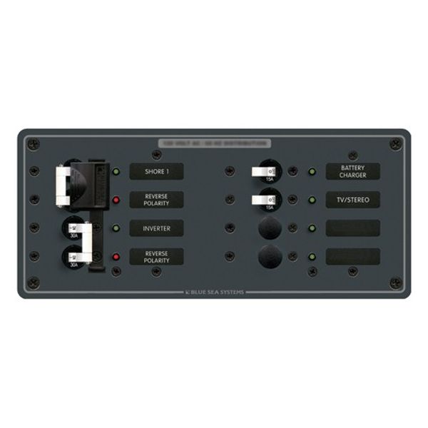 Blue Sea Panel AC Source Select 16A 4 Position - PROTEUS MARINE STORE