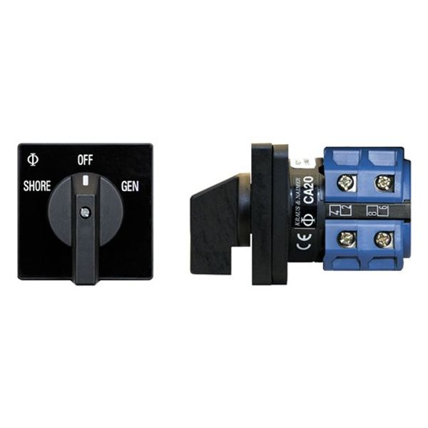 Blue Sea AC Rotary Switch Off+2 Positive 2-Pole - PROTEUS MARINE STORE
