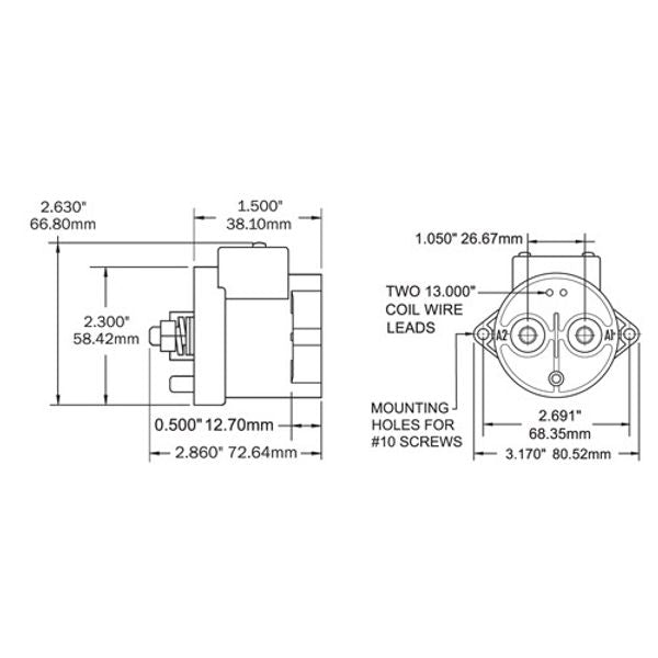 Blue Sea Solenoid Switch L Series - PROTEUS MARINE STORE