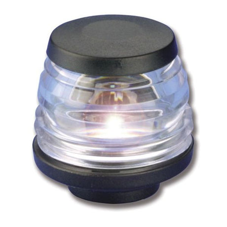 Trem All Round White Nav Light Tube Mount Black - PROTEUS MARINE STORE