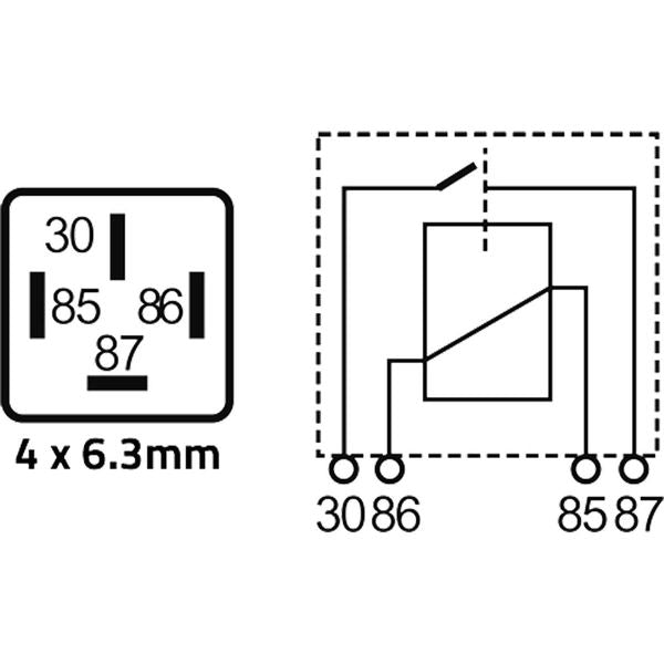 AMC Standard Duty Relay 24V 22A Normally Open - PROTEUS MARINE STORE