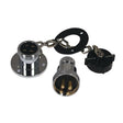 Trem Chrome 4 Pin Plug & Socket Max 3 Amp 38mm - PROTEUS MARINE STORE