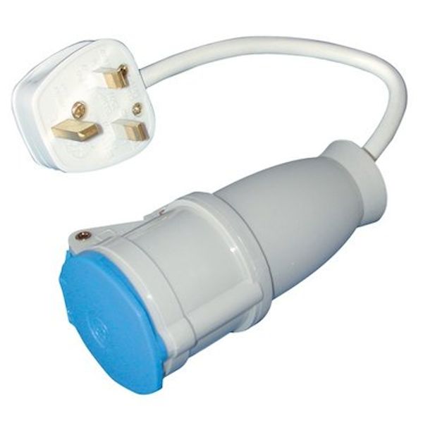 AG Conversion Lead 13A Plug-Site Coupler (Female) Packaged - PROTEUS MARINE STORE