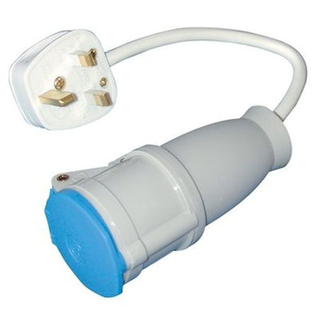 AG Conversion Lead 13A Plug-Site Coupler (Female) Packaged - PROTEUS MARINE STORE