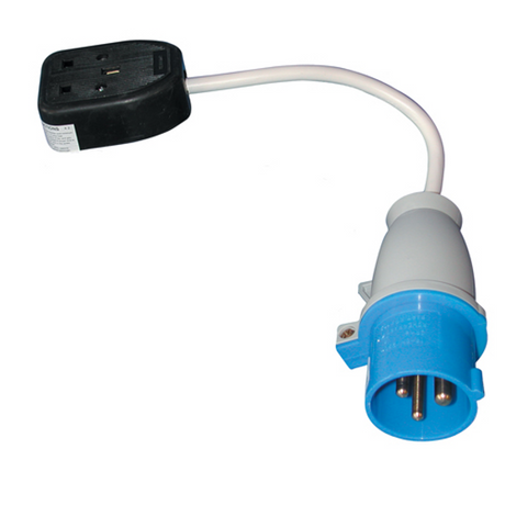 AG Conversion Lead 13A Socket-Site Plug (Male) - PROTEUS MARINE STORE