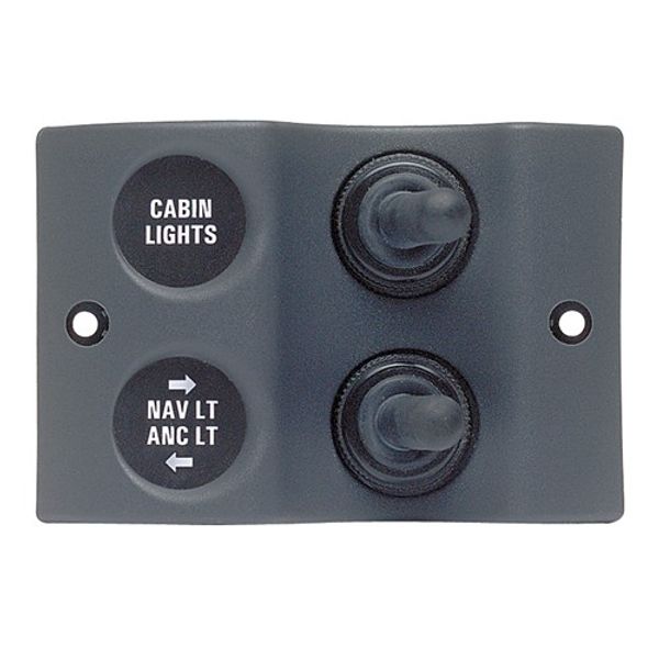 BEP Waterproof Switch Panel Micro 1x 2-Way 1x 3-Way - PROTEUS MARINE STORE