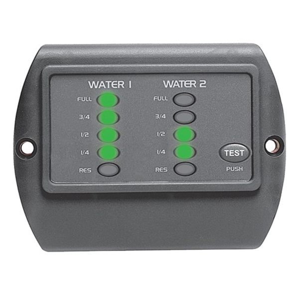 BEP LED Tank Gauge 2 Tank with 1 Sensor - PROTEUS MARINE STORE