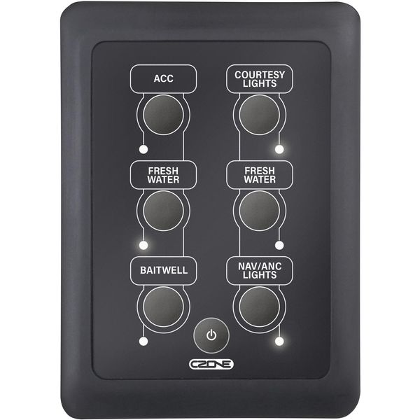 CZone Waterproof Keypad (6-Way / Portrait) - PROTEUS MARINE STORE