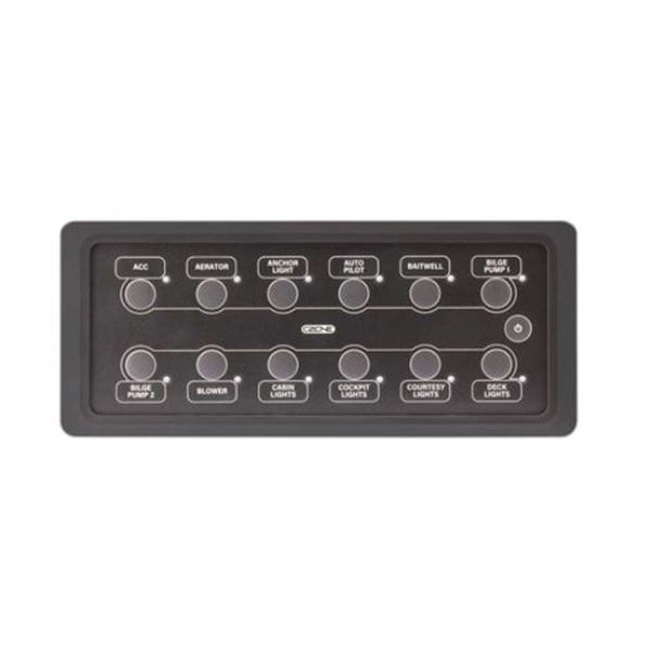 CZone Waterproof 12-Way Landscape Keypad - PROTEUS MARINE STORE