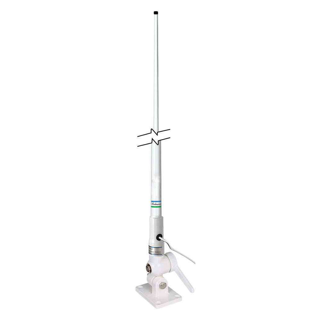 Shakespeare 427-N 3dB VHF Antenna & 4186 Nylon Rachet Mount - 1.5m - PROTEUS MARINE STORE