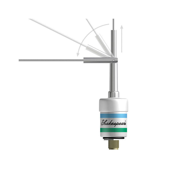 Shakespeare Lift n Lay Heavy Duty 3dB S-Steel VHF Whip Antenna - 0.9m - PROTEUS MARINE STORE