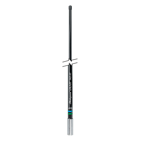 Shakespeare Black Little Giant AM/FM Antenna - 1.2m - PROTEUS MARINE STORE