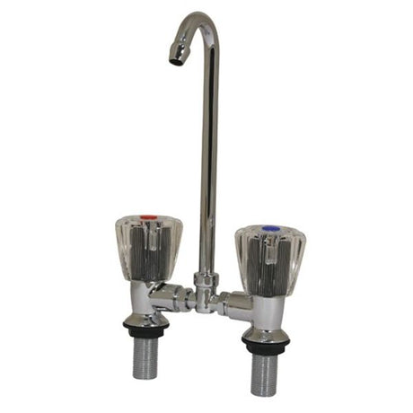 Trem Twin Tap Mixer Unit 150mm High - PROTEUS MARINE STORE