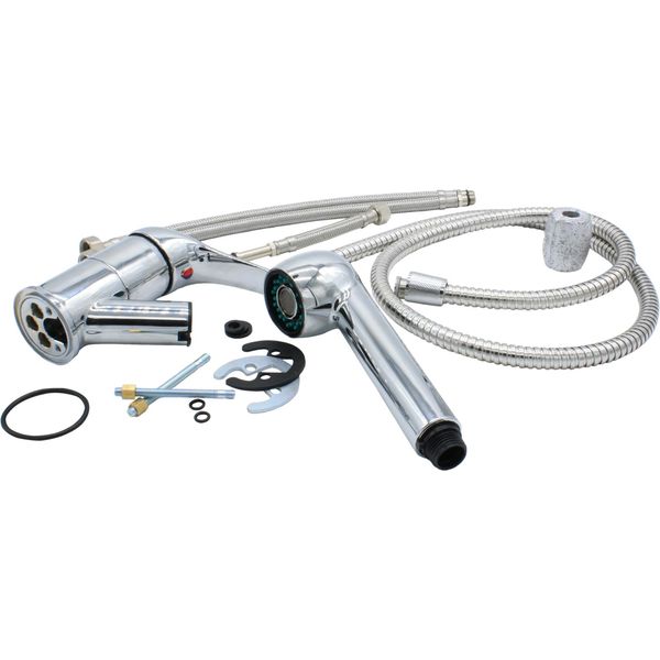 Trem Monobloc Sink Shower Mixer + Hose- Chrome - PROTEUS MARINE STORE