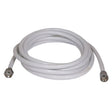 Can Shower Hose 1/2" C x 1/2" BSP Female 5m White - PROTEUS MARINE STORE