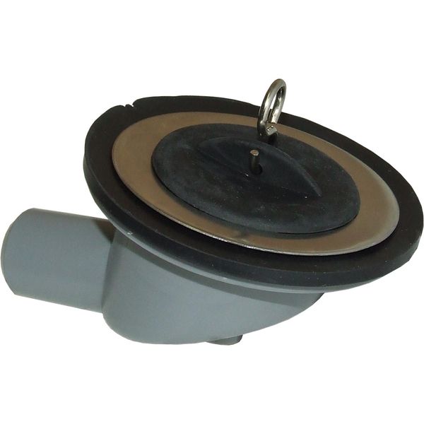 DLS SS Sink Waste Right Angle 1-1/4"-3/4" Hose Packaged - PROTEUS MARINE STORE