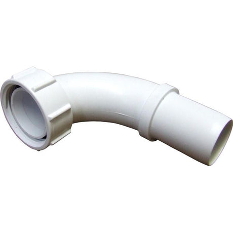 AG Sink Waste Connector Right Angle Plastic 1-1/2" BSP - PROTEUS MARINE STORE