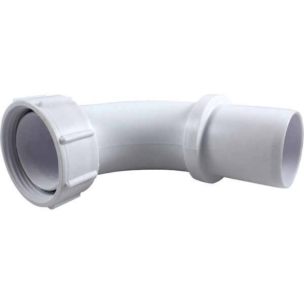 AG Sink Waste Connector Right Angle Plastic 1-1/2" BSP - PROTEUS MARINE STORE
