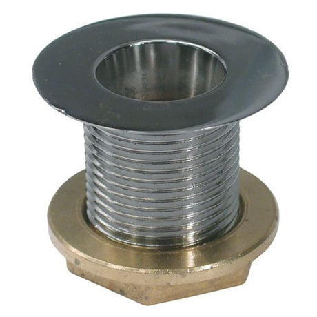 AG Sink Waste/Drain Fitting Only - Chromed Brass 3/4" BSP Male - PROTEUS MARINE STORE