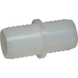 AG Plastic Straight Connector 1" Hose - PROTEUS MARINE STORE