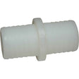 AG Plastic Straight Connector 1-1/4" Hose - PROTEUS MARINE STORE