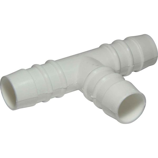 DLS Plastic Tee 3/4" Hose Barbs - PROTEUS MARINE STORE
