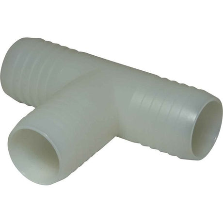 AG Plastic Tee 1" Hose Barbs Packaged - PROTEUS MARINE STORE