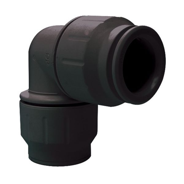 JG Speedfit 12mm Equal Elbow Black - PROTEUS MARINE STORE