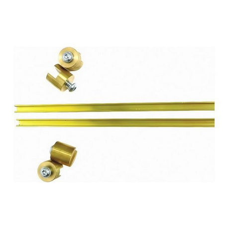 AG Brass Hatch Runner Kit - Channel - PROTEUS MARINE STORE