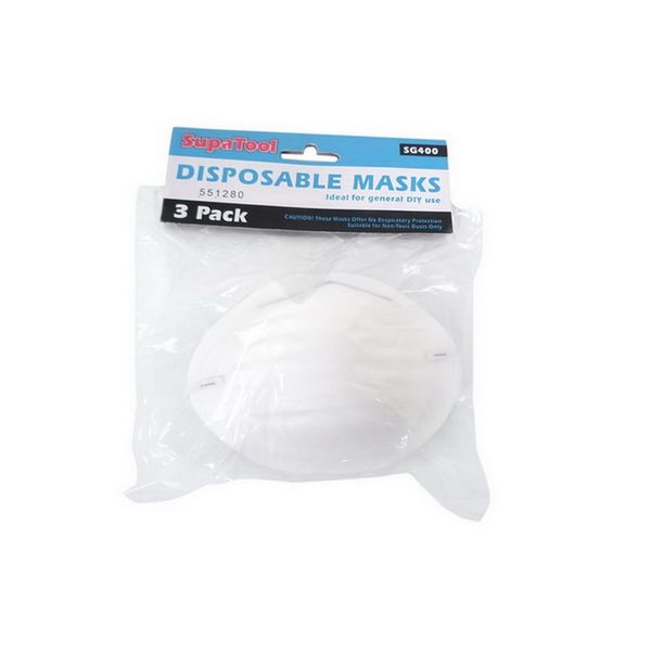 SupaTool Dust Mask Pack Of 3 - PROTEUS MARINE STORE