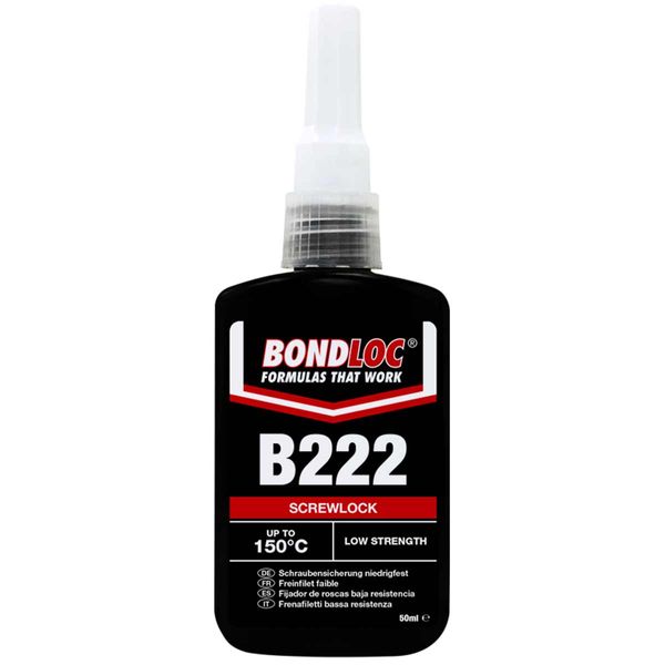 Bondloc B222 Threadlocking Screwlock Adhesive (Purple / 50ml) - PROTEUS MARINE STORE
