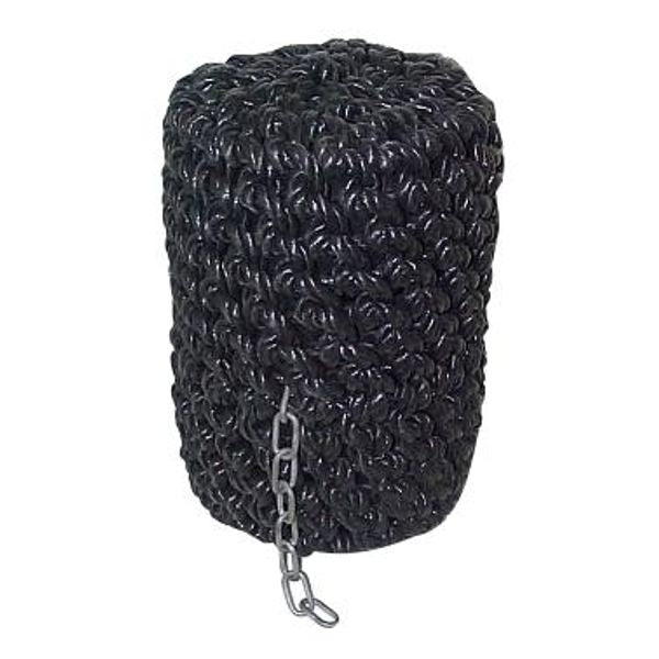 AG Long Button Fender (35.5 x 26cm / Black) - PROTEUS MARINE STORE