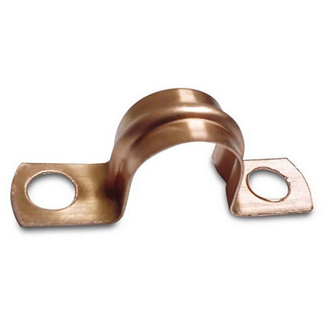 AG 1/4" Pipe Clip Copper x 10 - PROTEUS MARINE STORE
