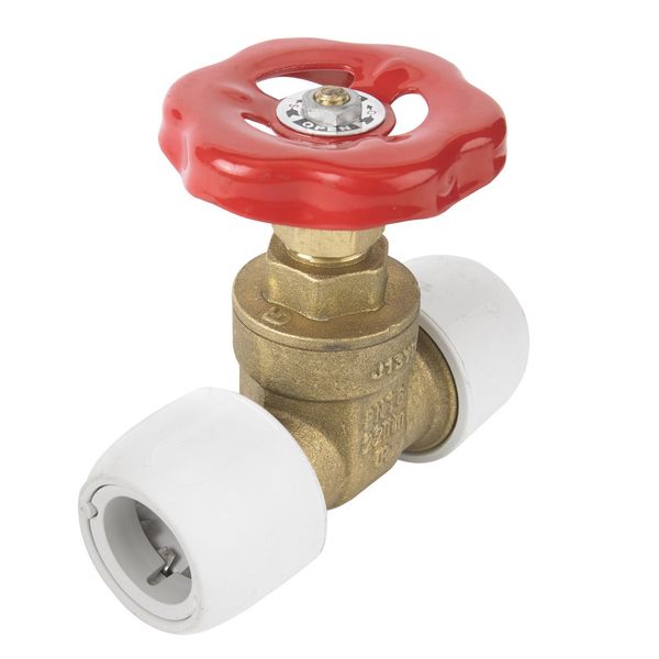 Hep2O HX35 22mm Gate Valve White - PROTEUS MARINE STORE