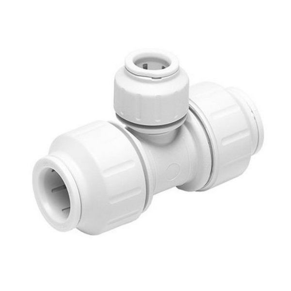 JG Speedfit 22mm x 22mm x 15mm Reducing Tee - PROTEUS MARINE STORE