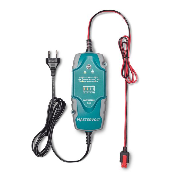 Mastervolt EasyCharge Portable Battery Charger (6/12V / 4A) - PROTEUS MARINE STORE