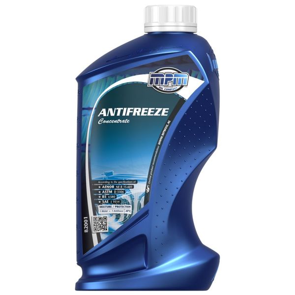 MPM Antifreeze Concentrate Blue 1 Litre - PROTEUS MARINE STORE