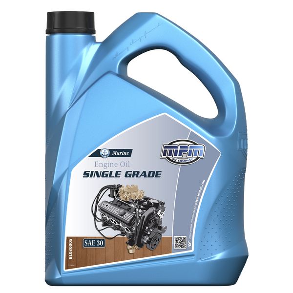 MPM Marine Single Grade Engine Oil SAE30 5 Litre - PROTEUS MARINE STORE