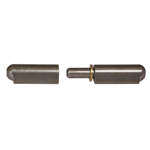 AG Weld On Steel Hinge 2 Part 100mm x 16mm Diameter (Each) - PROTEUS MARINE STORE