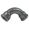 AG Black Iron 90 Degree Galvanised Swept Bend 1-1/2" BSP Female Ports - PROTEUS MARINE STORE
