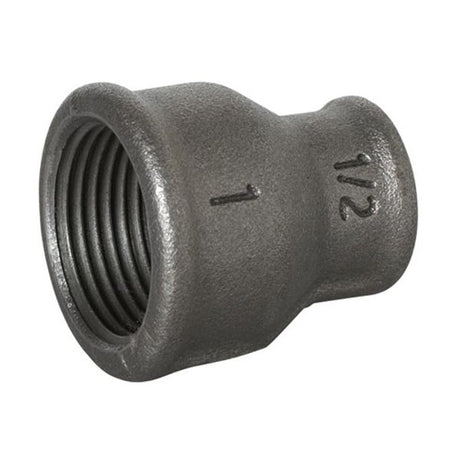 AG Black Iron Galvanised Reducing Socket 2" BSP Male x 1-1/2" BSP Female - PROTEUS MARINE STORE