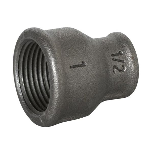 AG Black Iron Galvanised Reducing Socket 2" BSP Male x 1-1/2" BSP Female - PROTEUS MARINE STORE