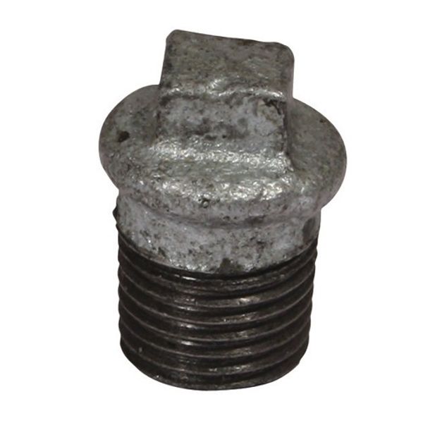 AG Galvanised Plug 1/4" BSP Taper Male - PROTEUS MARINE STORE