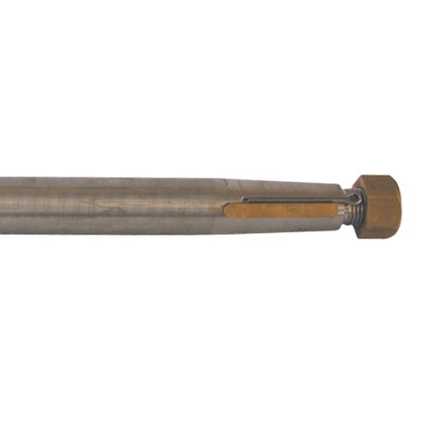 AG Propeller Shaft SS 1-1/2" x 36" with Nut and Key - PROTEUS MARINE STORE